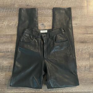 Hugo buscati leather pants